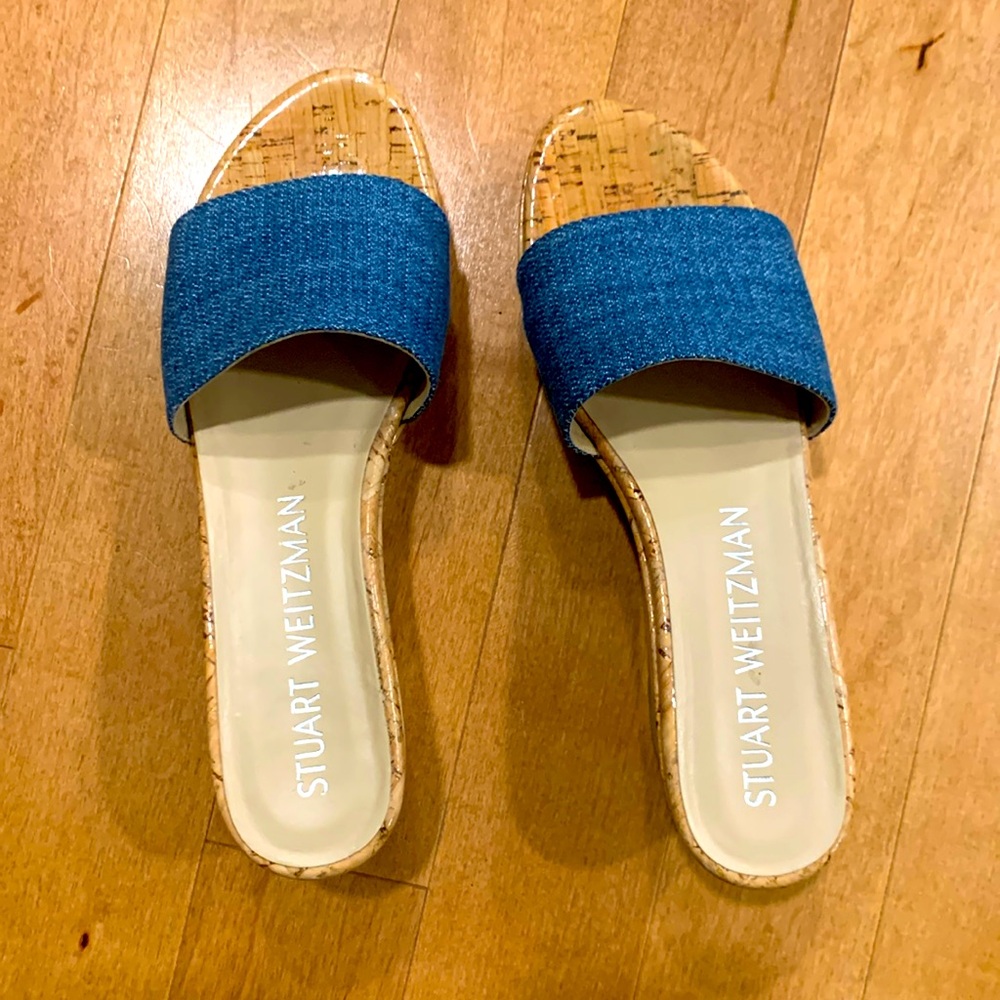 Stuart Weitzman wedges. Hardly worn. Size 9.